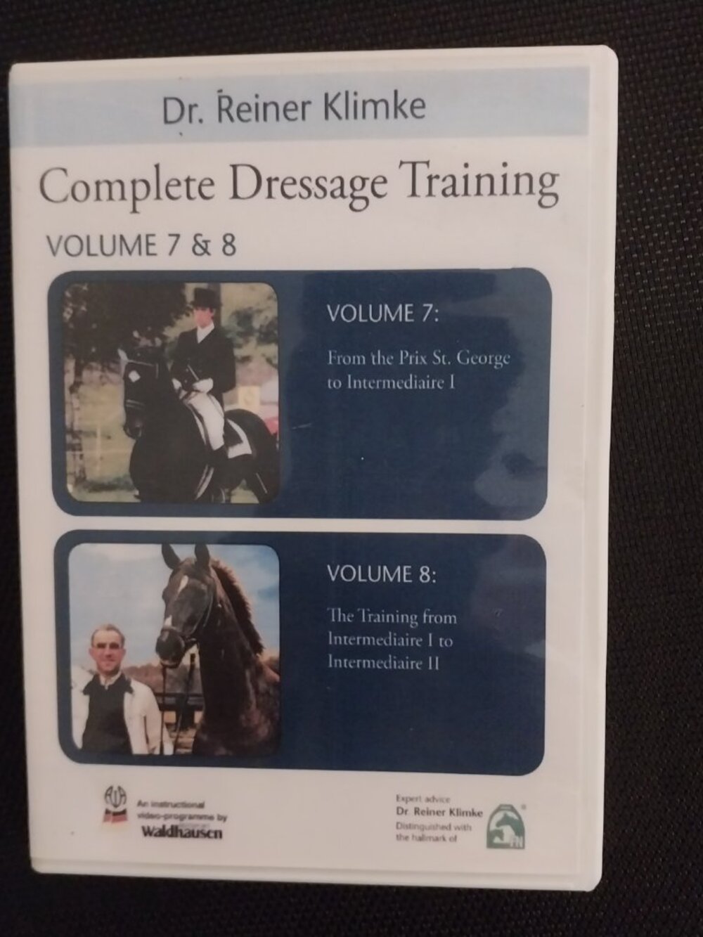 COMPLETE DRESSAGE TRAINING by DR. REINER KLIMKE 10 VOLUME 5 DVD SET - Picture 8 of 14